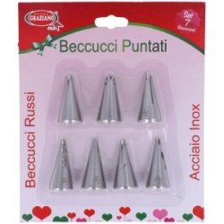 Set Beccucci Russi Puntati 7 Pz