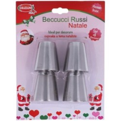 Set Beccucci Russi Natale 4 Pz