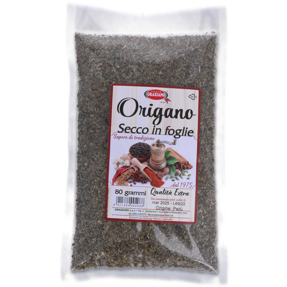 Origano in foglie