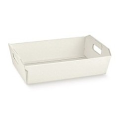 Cesto in cartone floreale Bianco | Graziano Sas