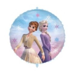 Palloncino Frozen Elsa e Anna 45 cm con Nastro | Graziano