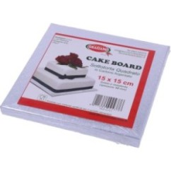 Cakeboard Sottotorta Argento Quadrata | Graziano Sas