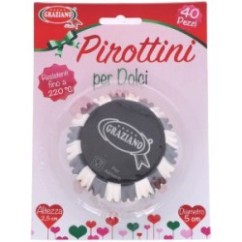 Pirottini Bianco-Nero 40 Pz | Graziano Sas