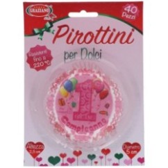 Pirottini Primo Compleanno 40 Pz | Graziano Sas