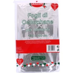 Fogli cellophane confezione maxi 25 pz