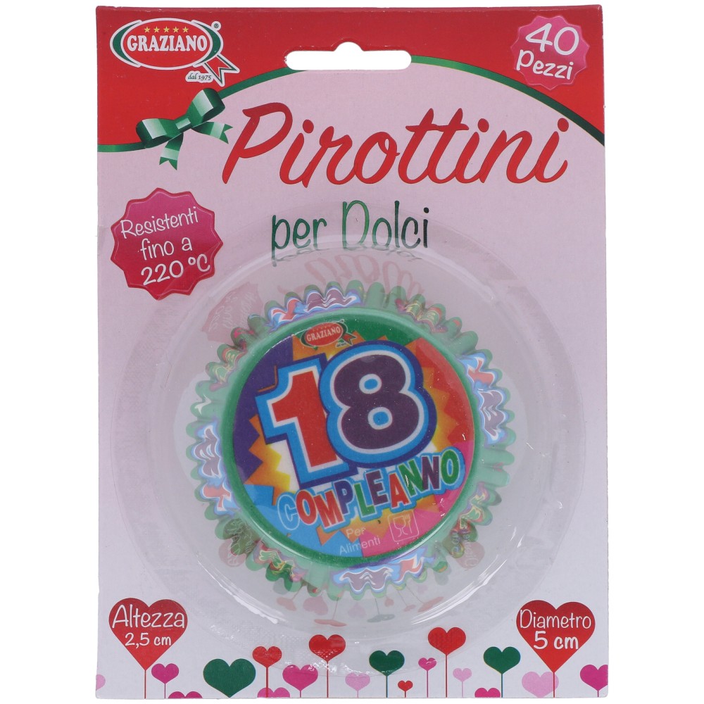 Pirottini 18 anni 40 Pz