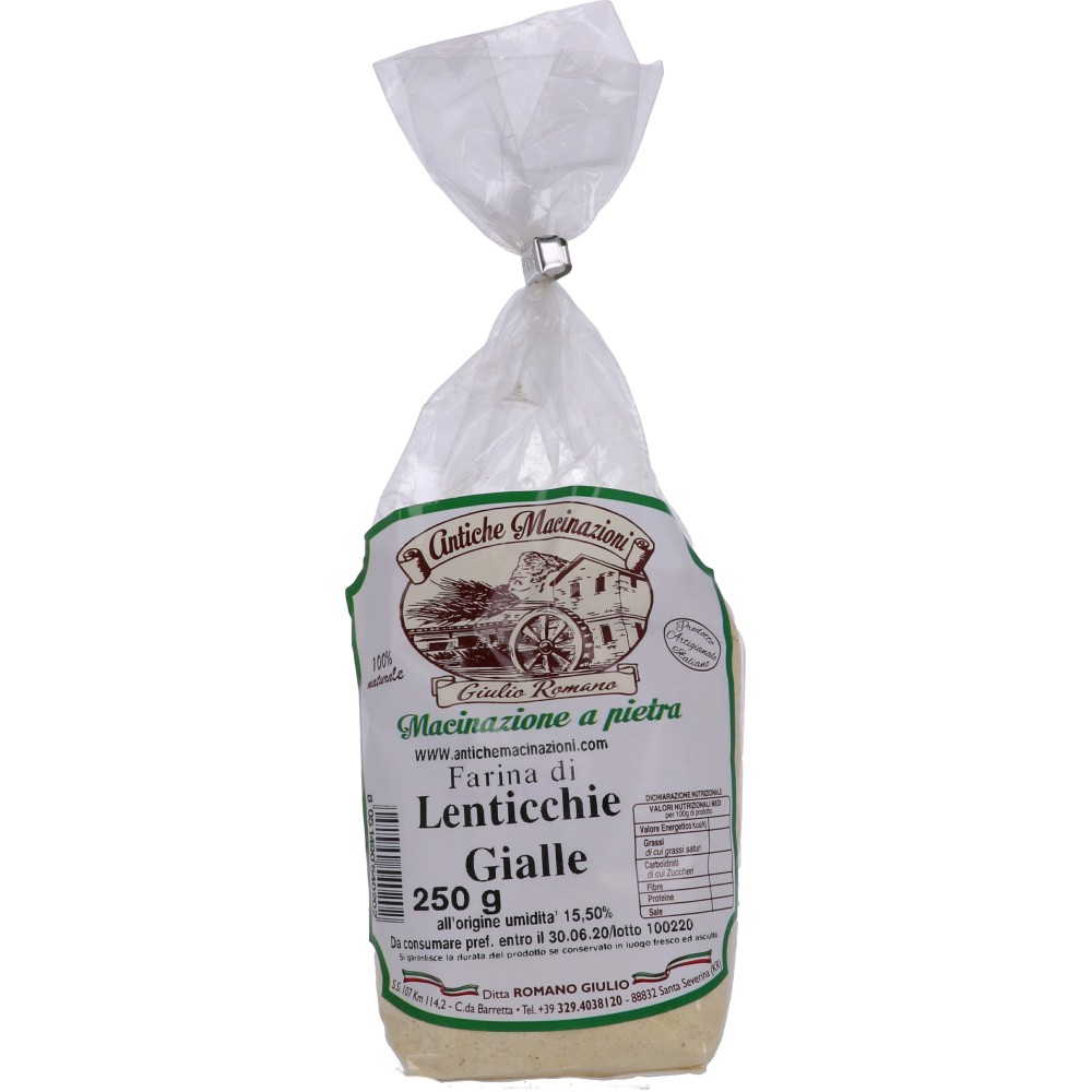 Farina di Lenticchie Gialle 250g