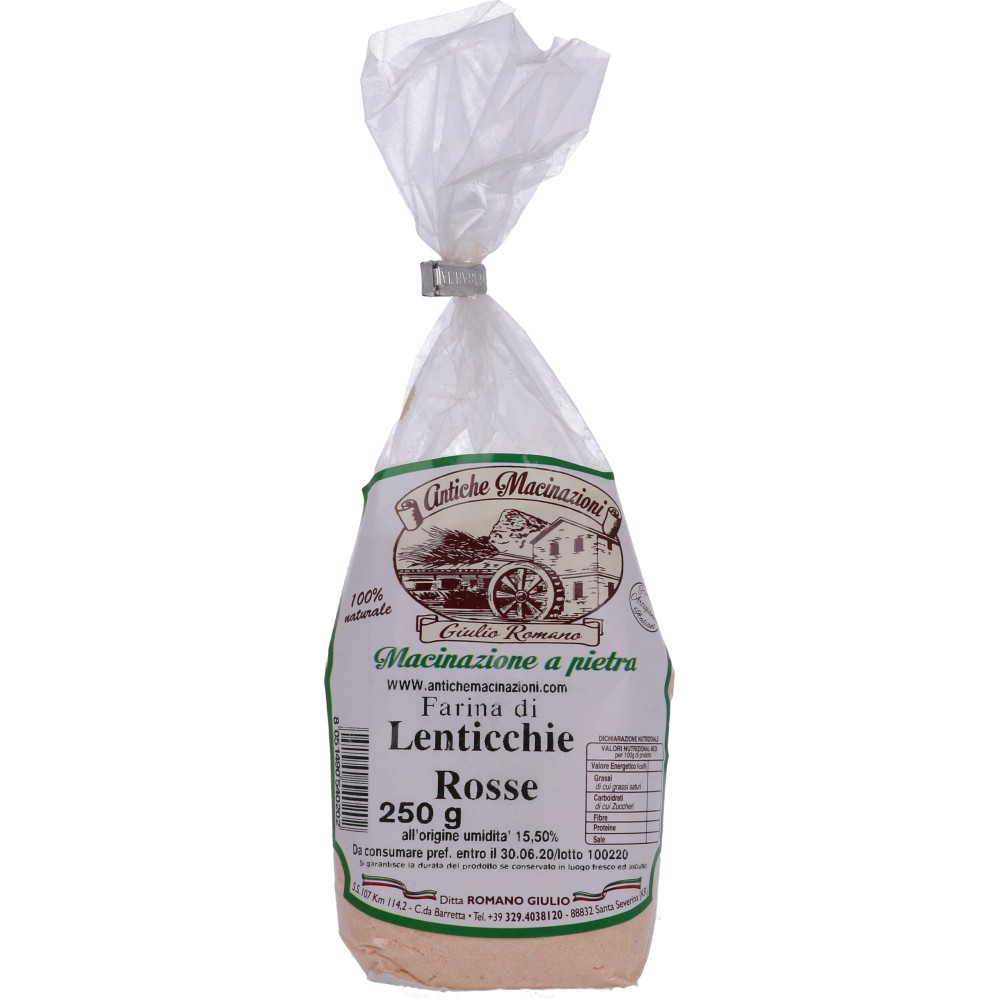 Farina di Lenticchie Rosse 250g