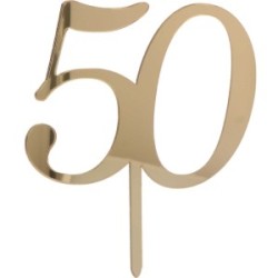 Cake Topper 50° anniversario