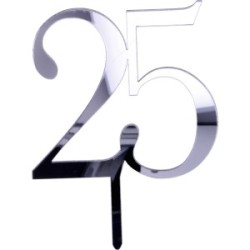 Cake Topper  25° anniversario