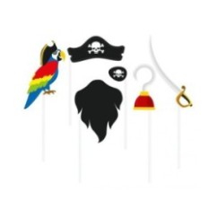 Photo Booth Pirati 6 Pz | Graziano Sas