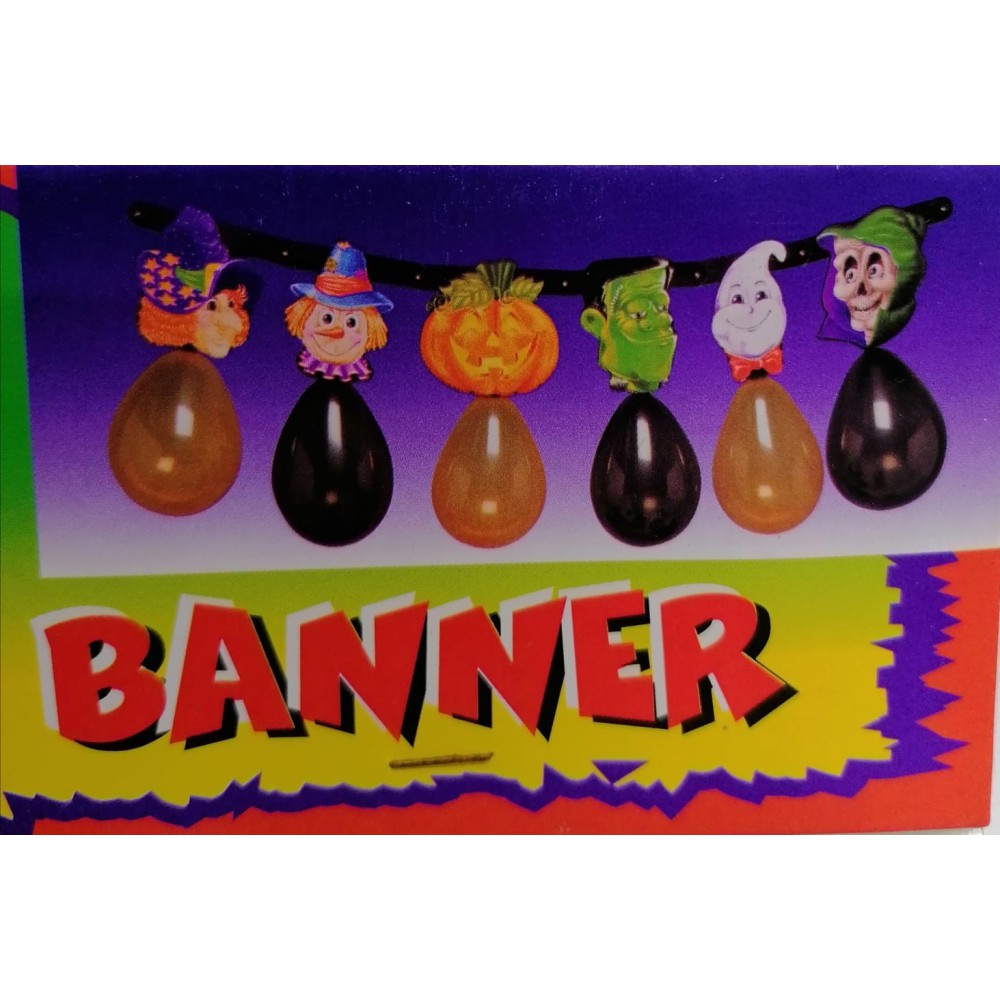 Festone Halloween + palloncini