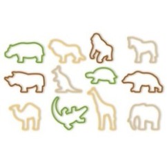 Set Tagliabiscotti Animali dello Zoo 12 Pz. Tescoma | Graziano Sas