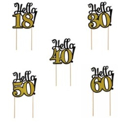 Cake Topper Hello Anni | Graziano Sas