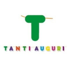 Festone Tanti Auguri Colorato | Graziano Sas