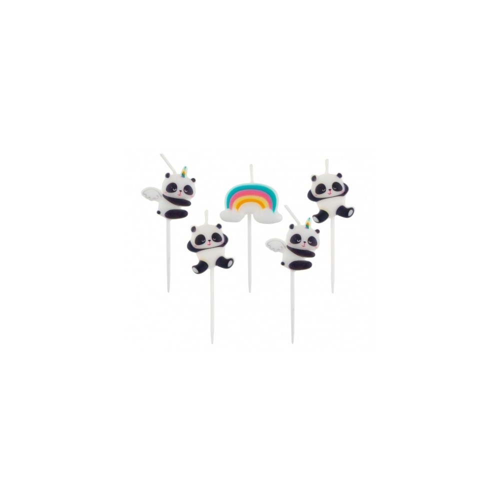 Candeline Panda 5Pz