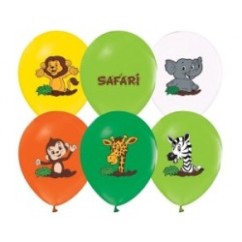 Palloncini lattice Safari 5 Pz | Graziano Sas