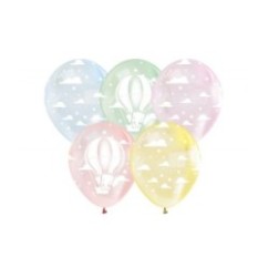 Palloncini lattice Elefantino in Mongolfiera 5 Pz | Graziano Sas