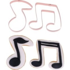 Tagliabiscotti Note Musicali set 2pz | Graziano Sas