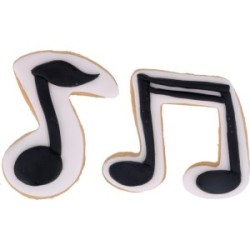 Tagliabiscotti Note Musicali set 2pz