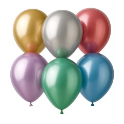 Palloncini lattice Chrome multicolor 7 Pz | Graziano Sas