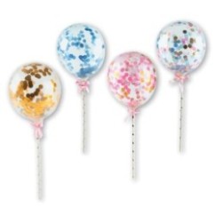 Topper Palloncino con Coriandoli | Graziano Sas