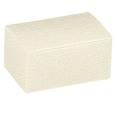 Cofanetto bianco effetto pelle 20x12x8,5 cm | Graziano Sas