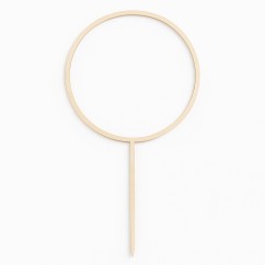 Cake Topper Rotondo in legno | Graziano Sas