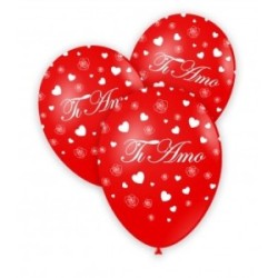 Palloncini Lattice 12'' Ti amo 100 Pz