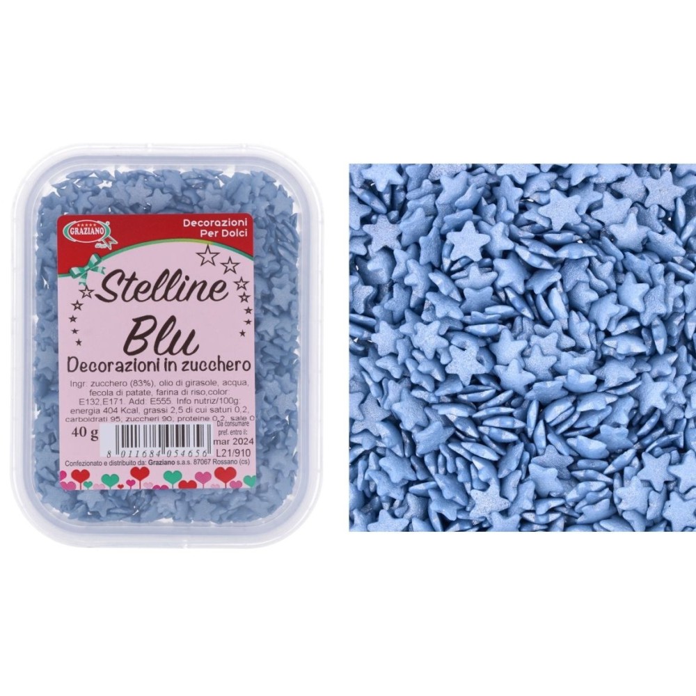 Stelline blu 40g