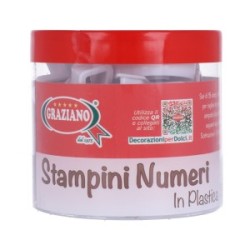 Stampini Numeri Plastica Pz.15