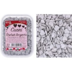 Cuori perlati argento 40g | Graziano Sas