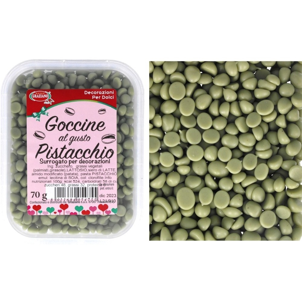 Goccine al gusto pistacchio 70g