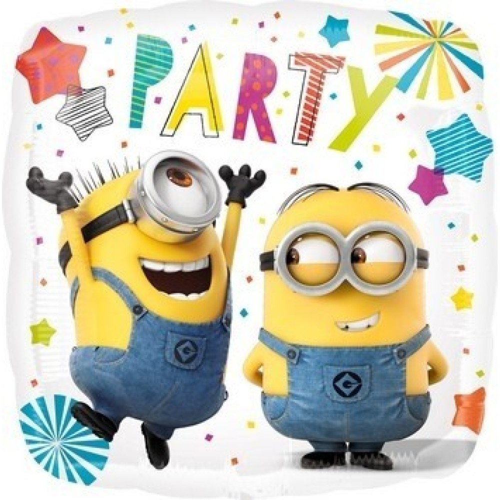 Mylar 18'' Quadrato Minions | Graziano Sas
