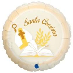 Mylar 18" Santa Cresima