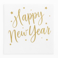 Tovaglioli Happy New Year 20 Pz | Graziano Sas