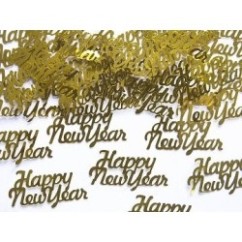 Decorazioni per la tavola Oro Happy New Year | Graziano Sas