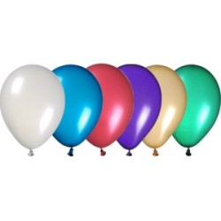 Palloncini lattice METALLIZZATI 12" pz.100