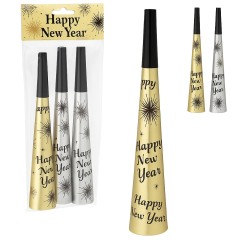 Trombette Happy New Year 3 pz | Graziano Sas