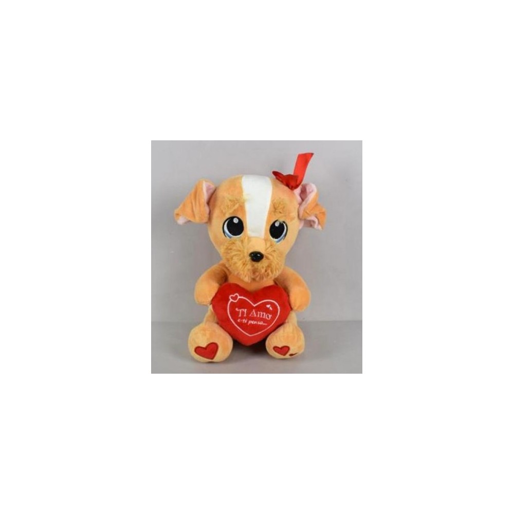 Peluche Cagnolino con Cuore