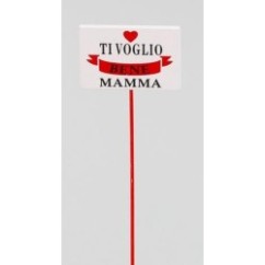 Pick in legno Ti voglio bene Mamma | Graziano Sas