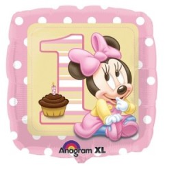 Baby Minnie Palloncino Mylar Quadrato