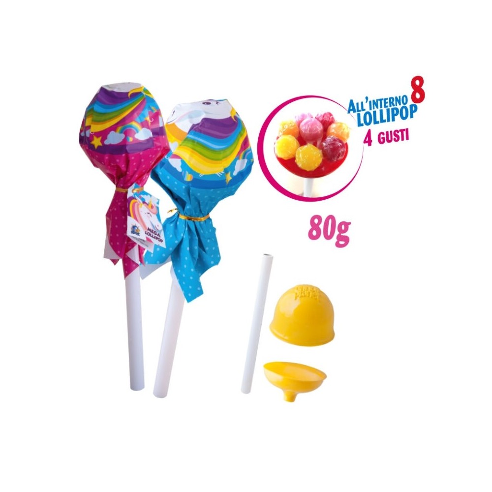 Mega Lollipop Unicorno 80g