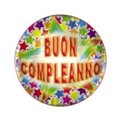 Piatti Stardust Buon Compleanno | Graziano Sas