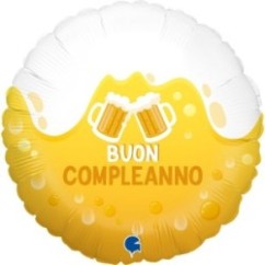 Mylar 18" Buon Compleanno Birra | Graziano Sas