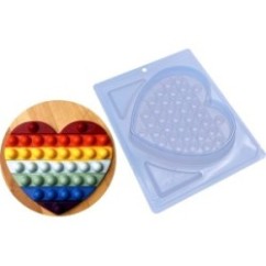 Stampo Cuore Pop it | Graziano Sas