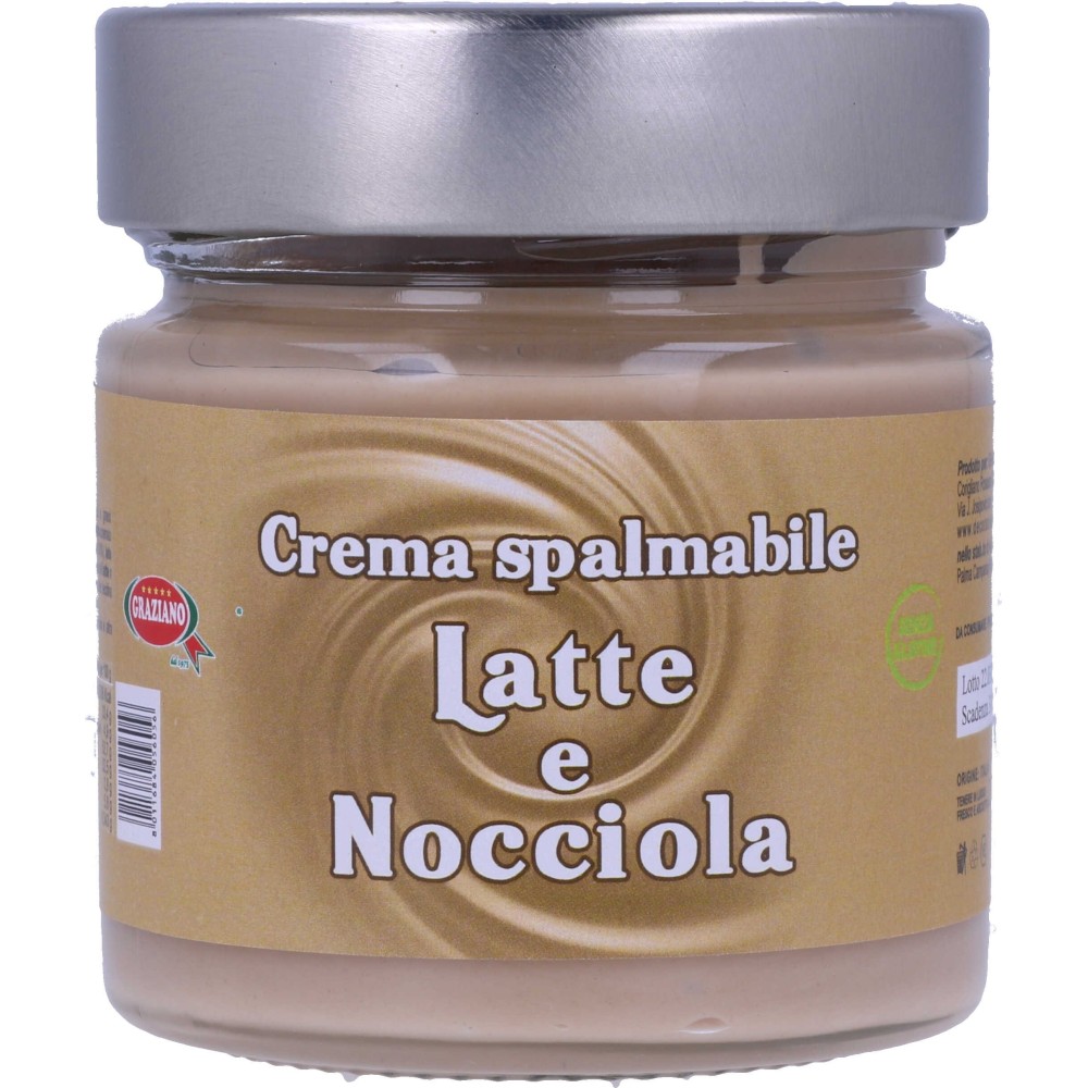 Crema spalmabile Latte e Nocciola 250g