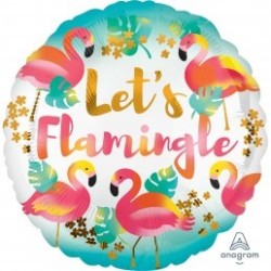 Let's Flamingle Palloncino Mylar