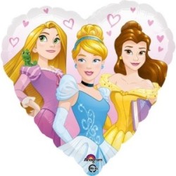 Mylar Cuore Principesse