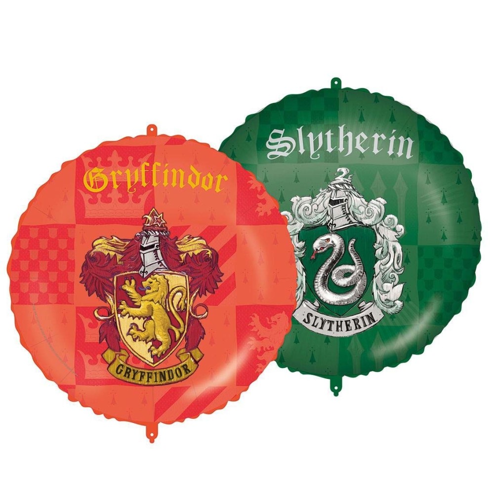 Mylar Harry Potter Stemmi Grifondoro e Serpeverde